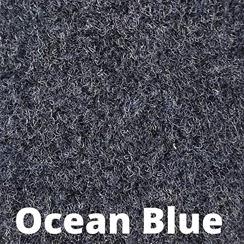 Koeckritz Light Weight Indoor-Outdoor Area Rugs For Balcony, Deck, Gazebo, Patio, Lawn, Trade-Show, Booth, Etc To Choose From (12' X 15', Ocean Blue) #TOP5