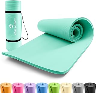 #DoYourFitness Yoga Mat Non-Slip. For Beginners and Advanced Users. Thickness from 0.8 cm to 2 cm. Joint-friendly Gymnasti...