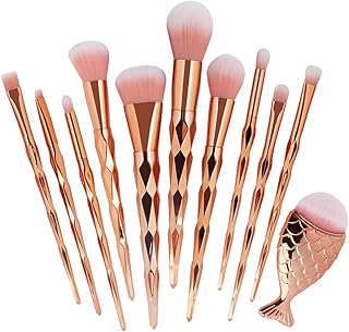 XZEN - Juego de 11 brochas de maquillaje con ...