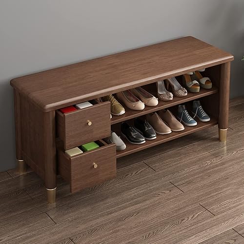 Miniatura 2 de FIFOR Zapatero de pie de 3 a 5 niveles, organizador de estante apilable para entrada, pasillo, armario (tamaño  31.5 x 13.8 x 17.7in)