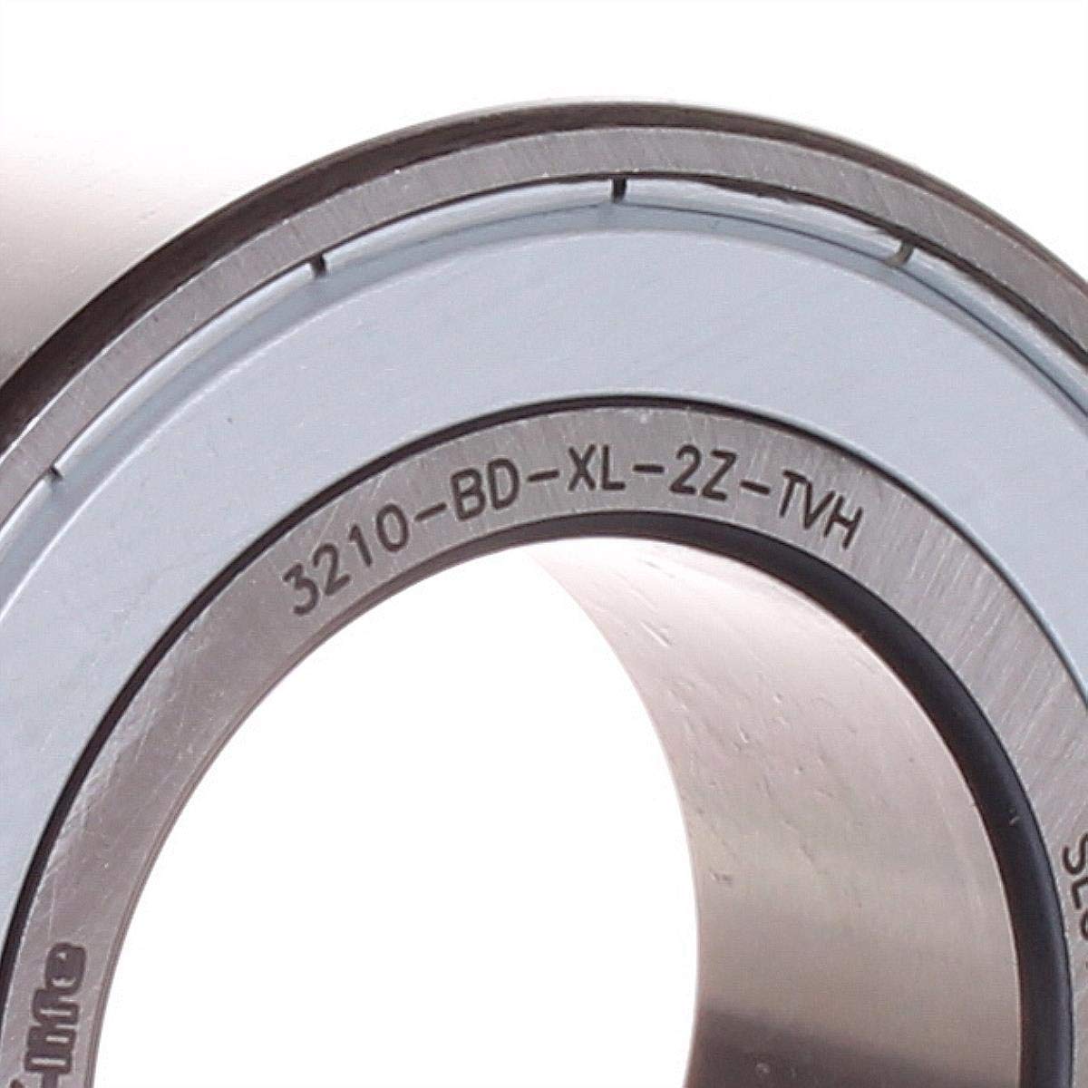 FAG Kugellager 3210-bd-2z-tvh eckig Kontakt Kugellager, 50 mm Bohrung, 90 mm OD, doppelte Gap Dichtungen, 30 Grad Kontakt Winkel, 3 cm Höhe, 9,1 cm Breite, 9,1 cm Länge, 127 cm ID, Polyamid
