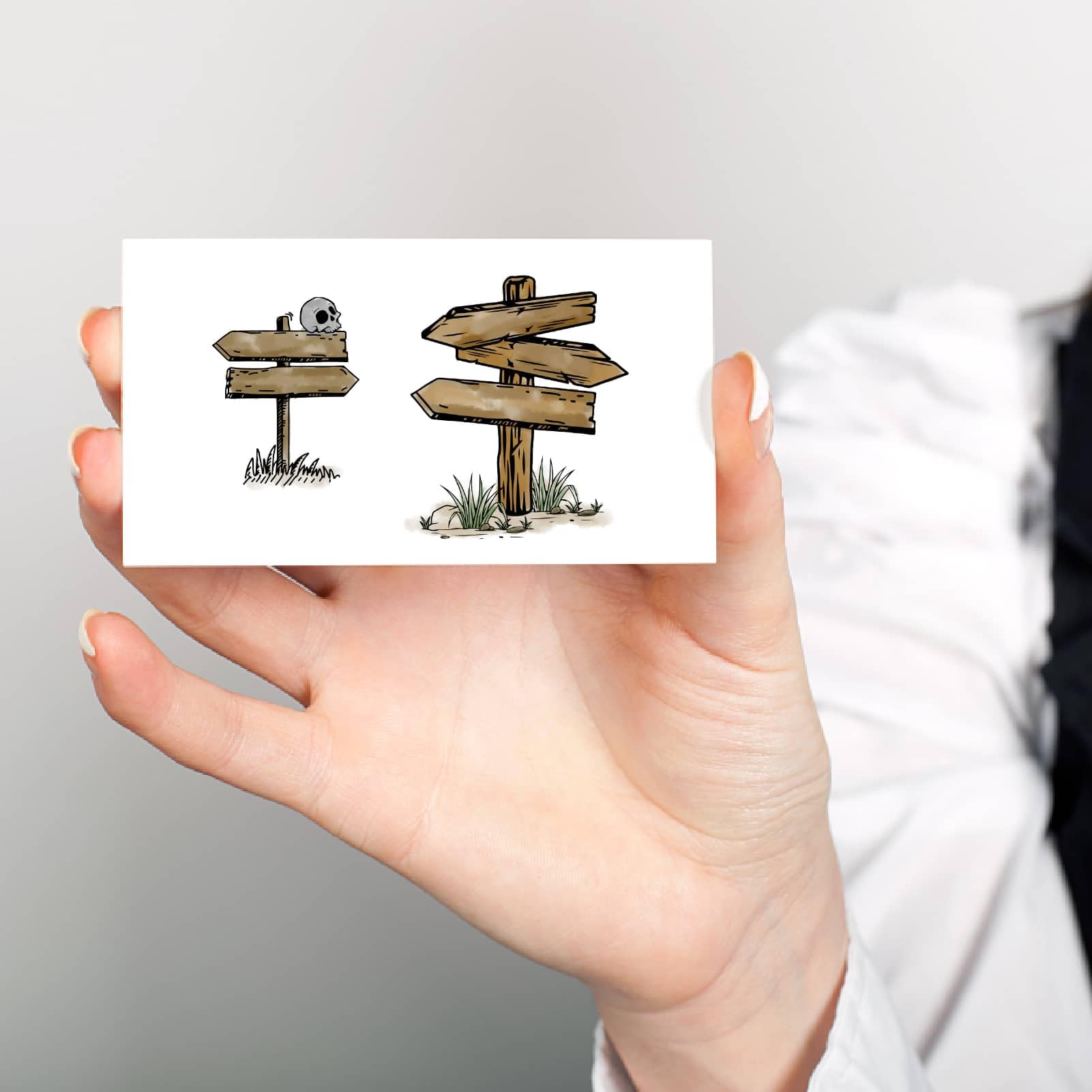 PandaHall Halloween Skeleton Clear Stamps - Skull Flower Butterfly Rubber Stamps 6.3x4.3 Inches