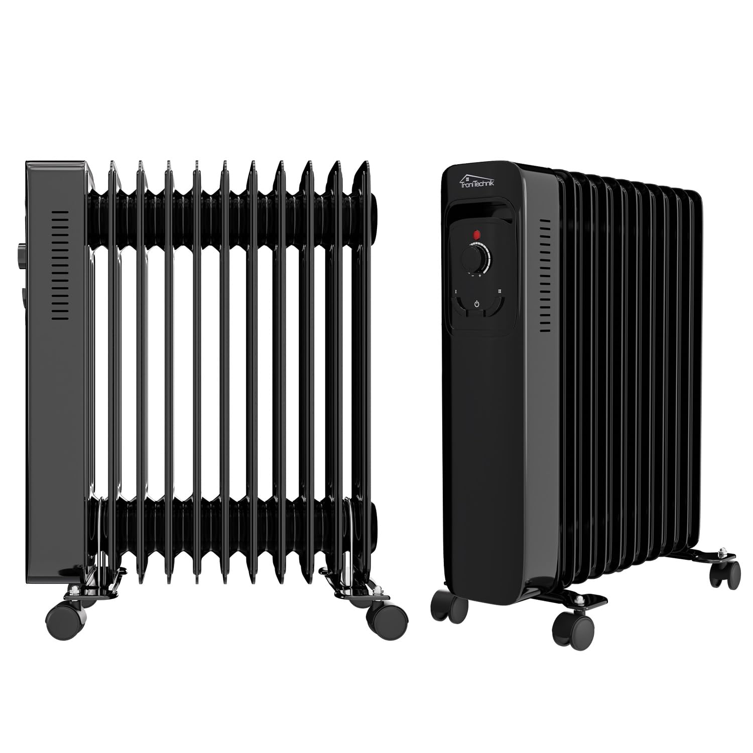 Tronitechnik® Ölradiator TT-OR 211 – Schwarze Elektroheizung