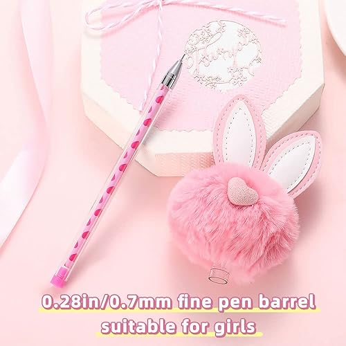 Miniatura 4 de Lindos bolígrafos 4 bolígrafos de conejo Kawaii 0020in tinta negra punta fina punta suave bolígrafos de gel bolígrafos de gel suministros de oficina