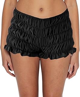 Pantalones cortos de mujer Primavera Verano Gingham Volantes Cintura Alta Moda Casual Casual Ropa Casual Estilos de Moda