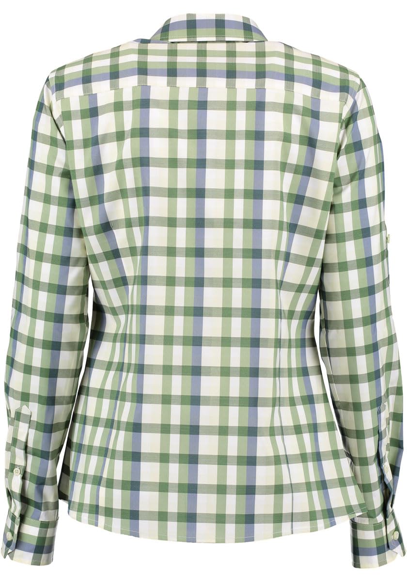 TOM COLLINS Damen Bluse Langarm Freizeitbluse mit Haifischkragen Snuko