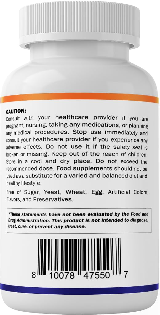 Vitamatic Copper Bisglycinate 6 mg Made with Vitamin D3 2000 IU, Zinc 50mg, Selenium 50mcg - 240 Tablets - Non-GMO & Gluten Free — Amazon image 9