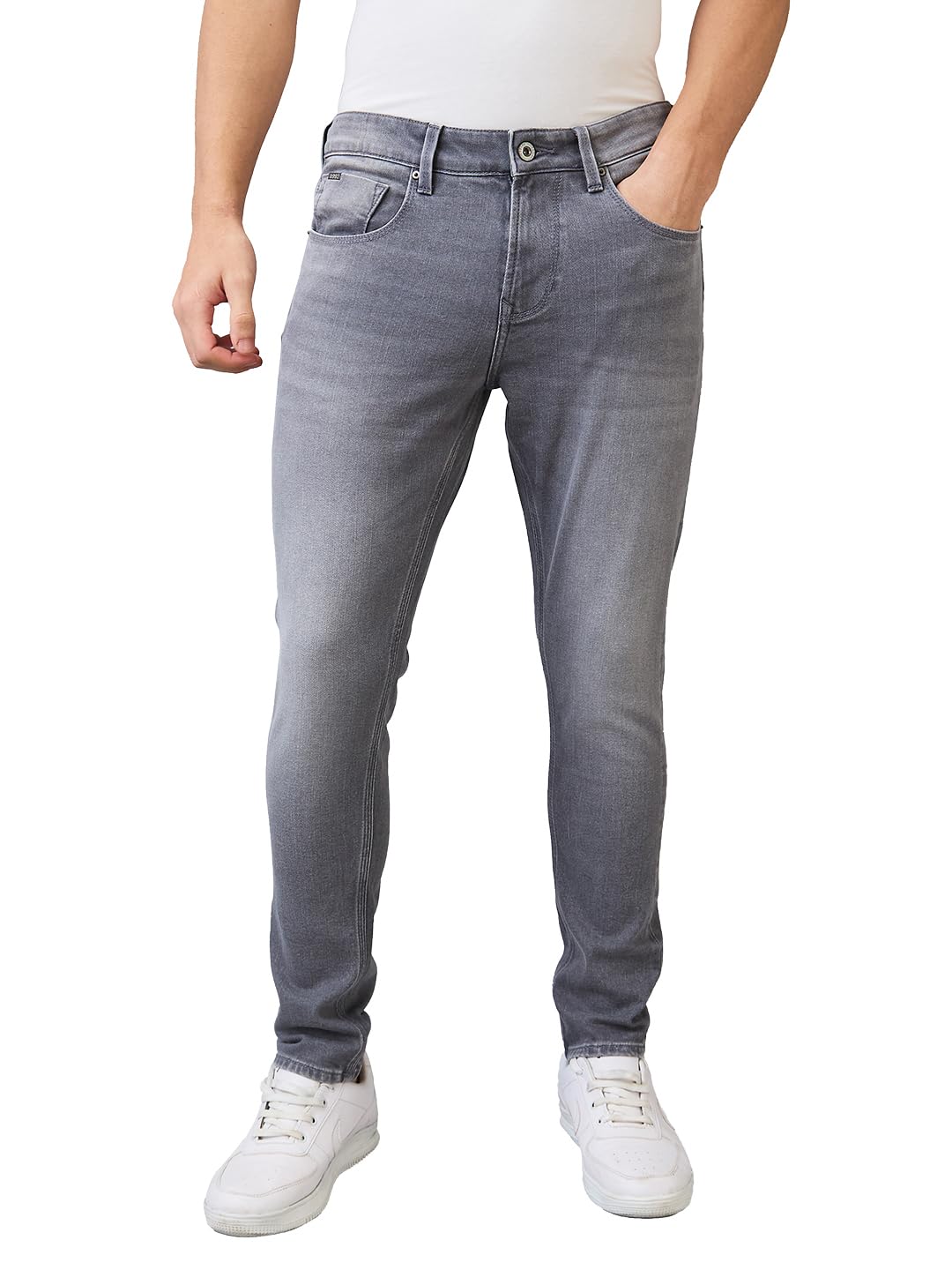 spykar Men's Skinny Fit Low-Rise Casual Jeans-picture-25