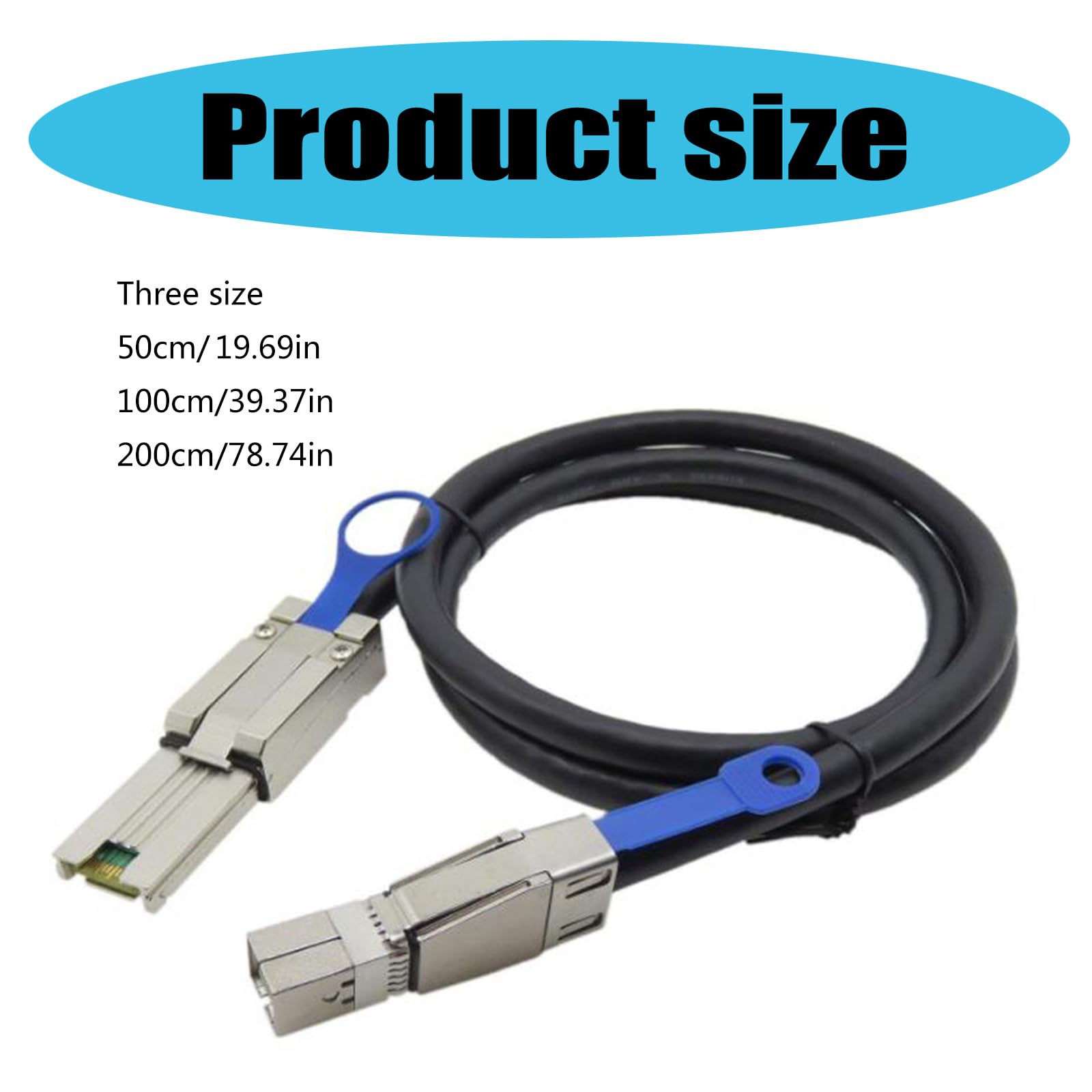 Cavo esterno da 0,5 m / 1 m / 2 m, da SFF-8088 a SFF-8644 ad alta densità, per server dati ad alta velocità
