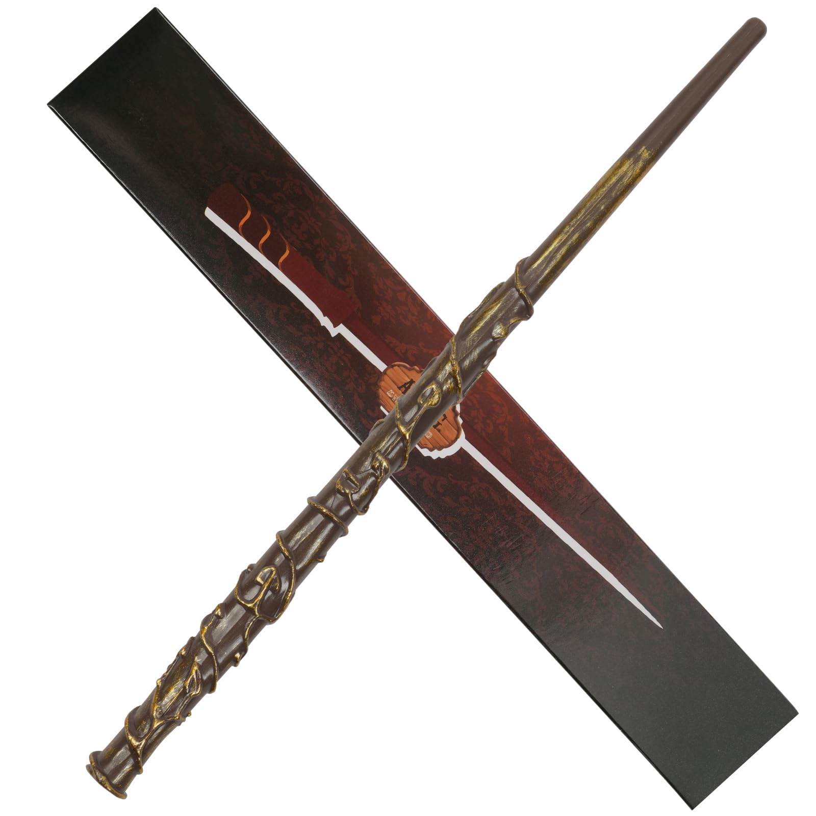 Aomig Zauberstab Kinder Zauberer Zubehör Jungen Mädchen Movie Props Magic Wand Spielzeug Magischer Zauberstab Stift aus Kunststoff für Zauberer Zauberlehrlinge Kostümzubehör Cosplay Halloween Karneval