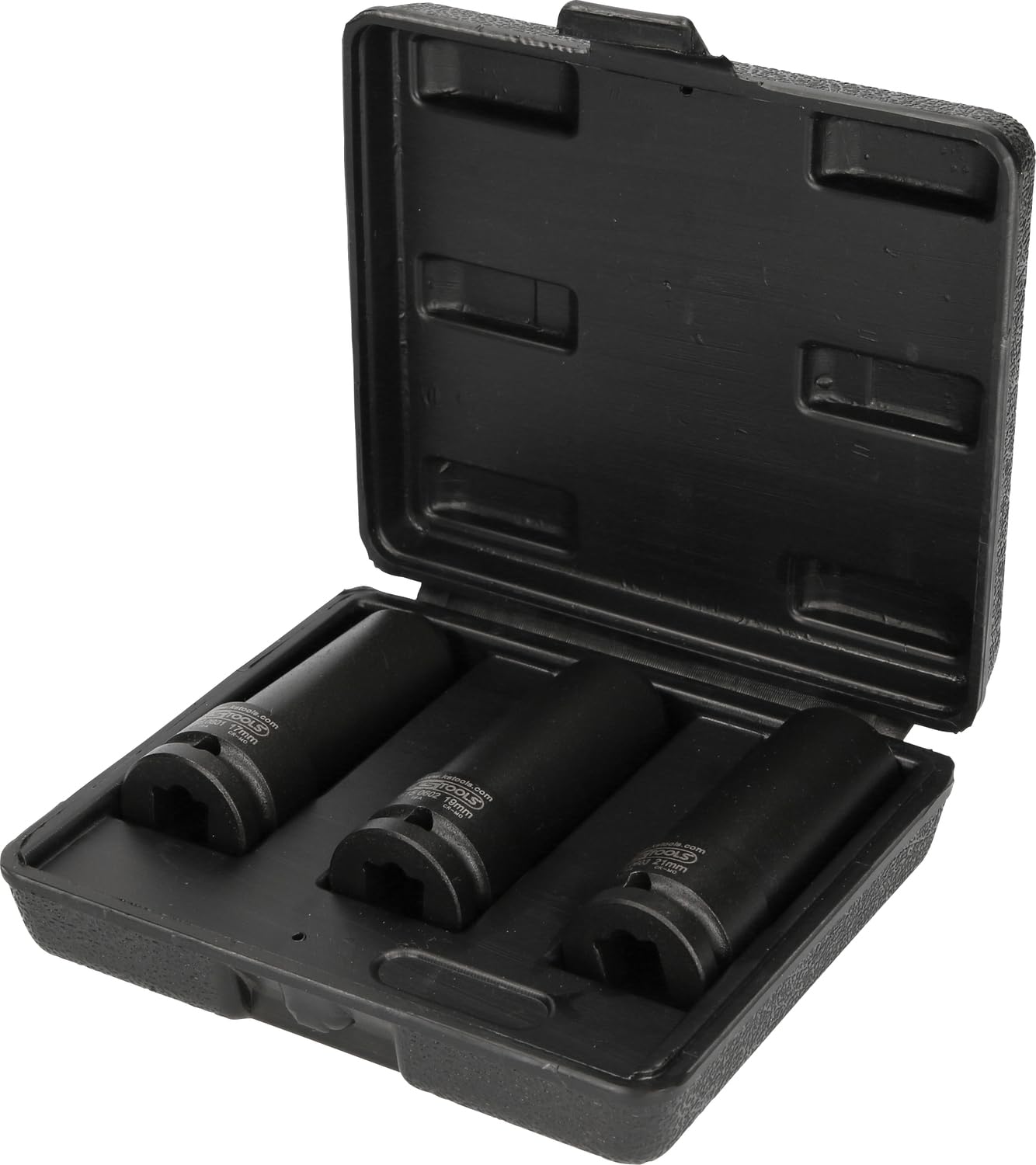 KS Tools 515.0605 Komplet specjalnych nasadek udarowych 1/2" do skręcanych tarcz dystansowych, 3-szt
