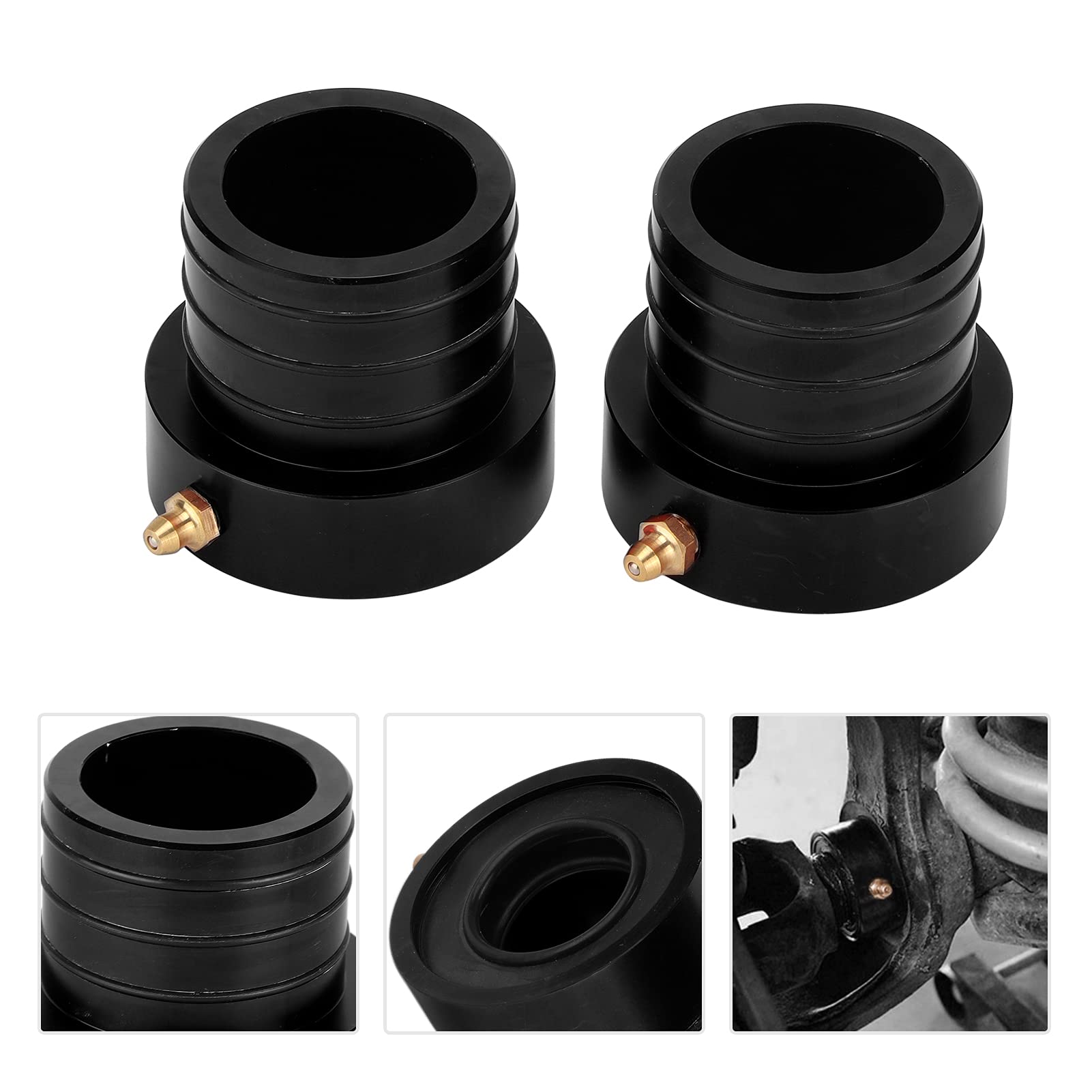 Kit de Sello de Tubo del Eje Delantero MG21103 par de Repuesto para Grand Cherokee Dana 30 44 1984 2001 (BLACK)