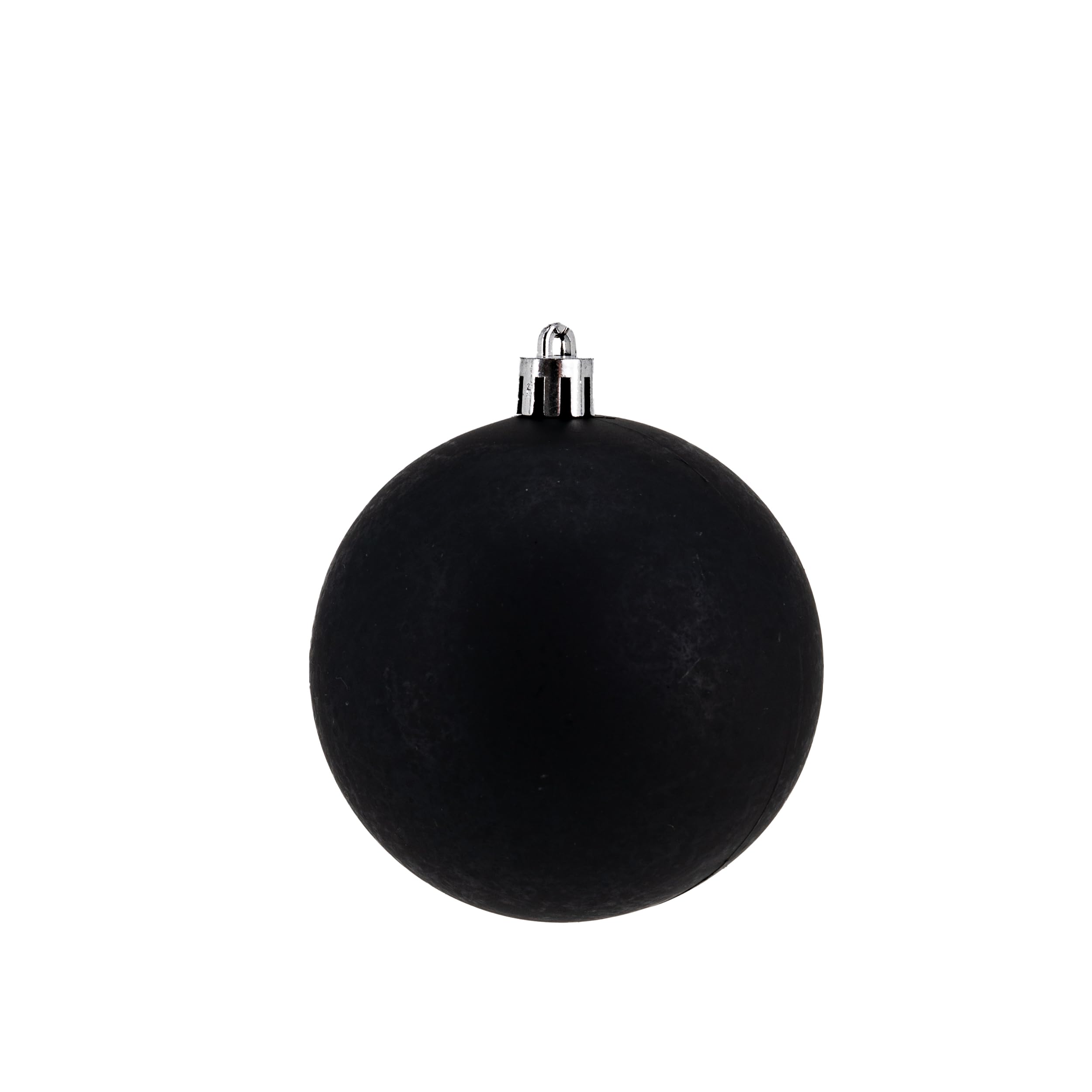 Kunststoff Weihnachtskugel schwarz 2 Sets - 68 Stück Ø 8cm Deko Kugel Christbaumschmuck Mix Glitzer Matt Gemustert Glänzend