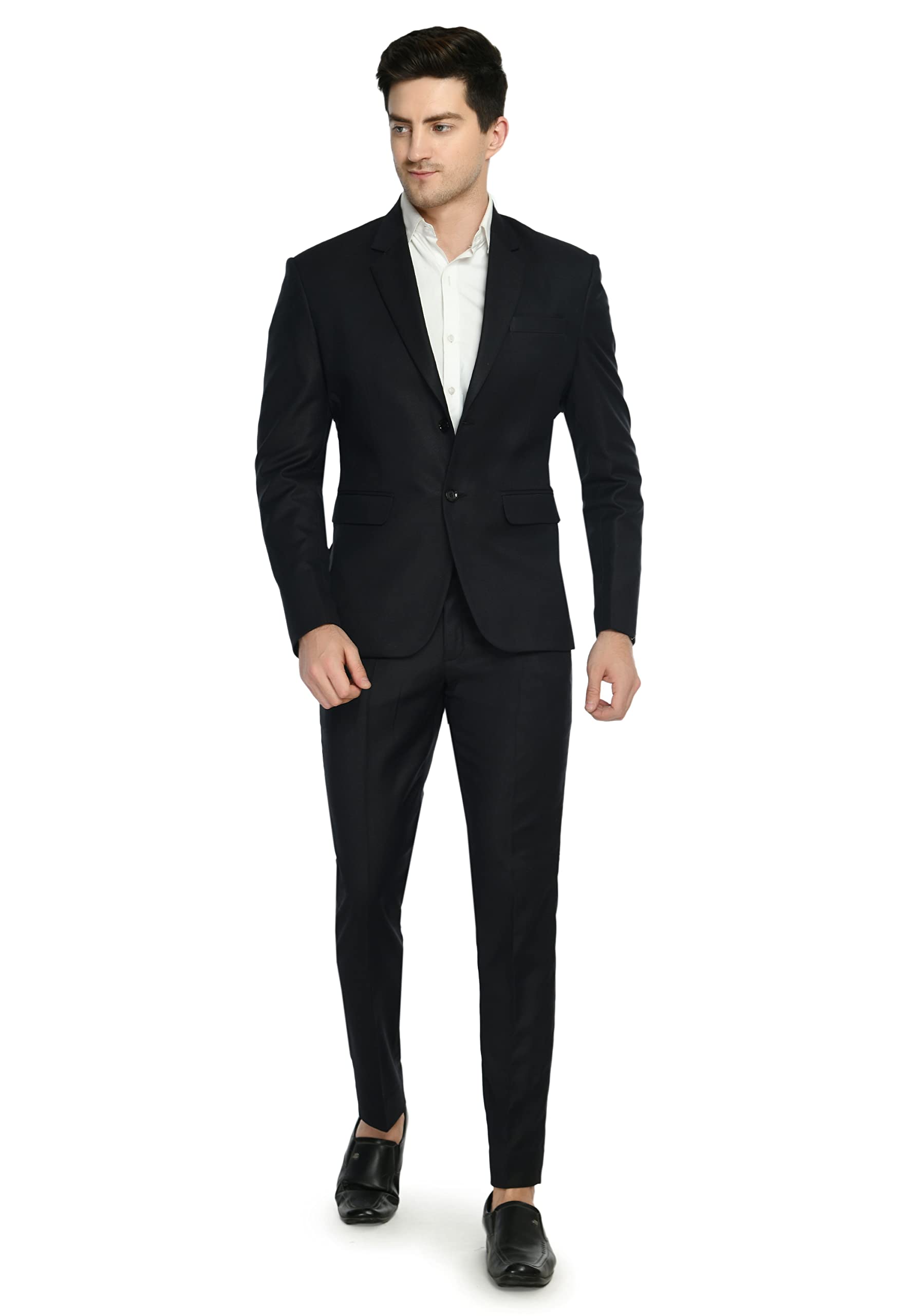 Men's Slim Fit Casual, Single Breasted 2 Piece Suit for Mens