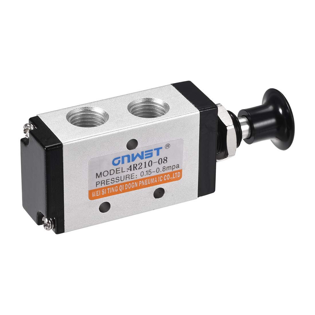 PT-91 ニッケン エアー注入用バルブ(1 8)|5220335 / トラック用品貨物堂ネットストア 1/4 PT 空気入口出口 1/8 排気 5 方向 2 位置ハンドレバーバルブ