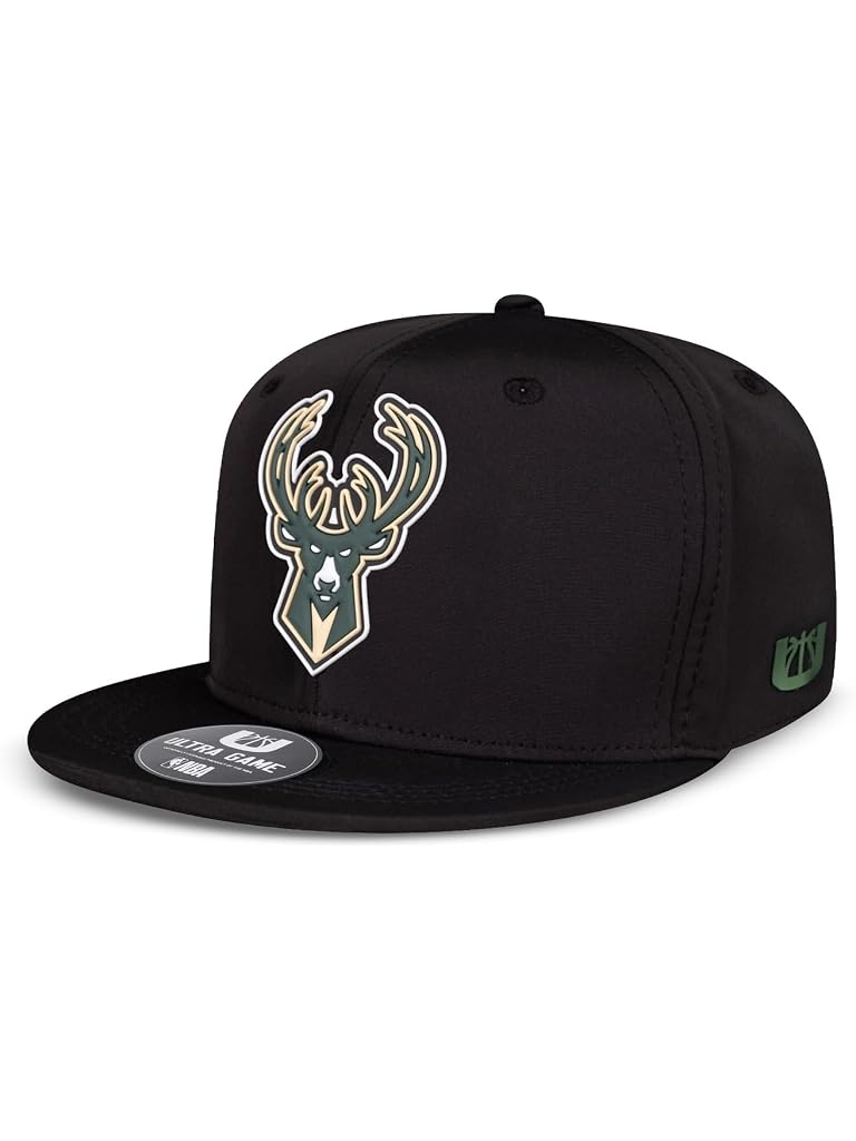 Black Ultra Game NBA Official Twill Snapback Ultimate Baseball Cap (Little Kid/Big Kid)