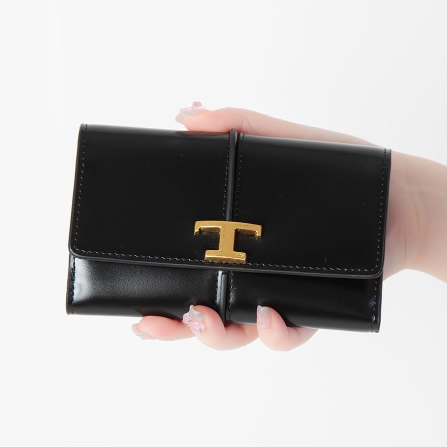 TOD’S 三つ折り財布 ダブルT レザー シルバー金具 ブラウン系 楽天市場】トッズ 折財布 レディース Tタイムレス 三つ折り財布