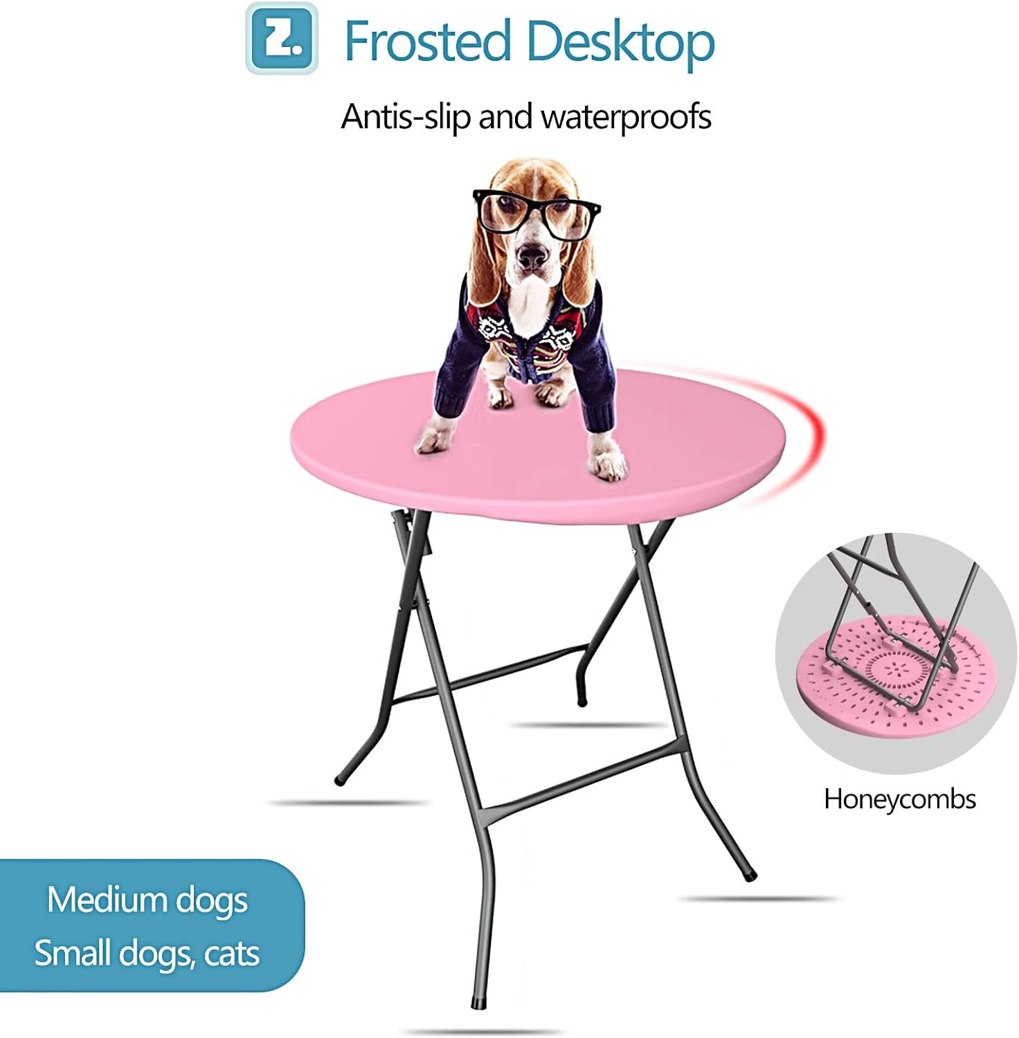 トリミングテーブル 折りたたみ トリミング台 小型犬 4段階の高