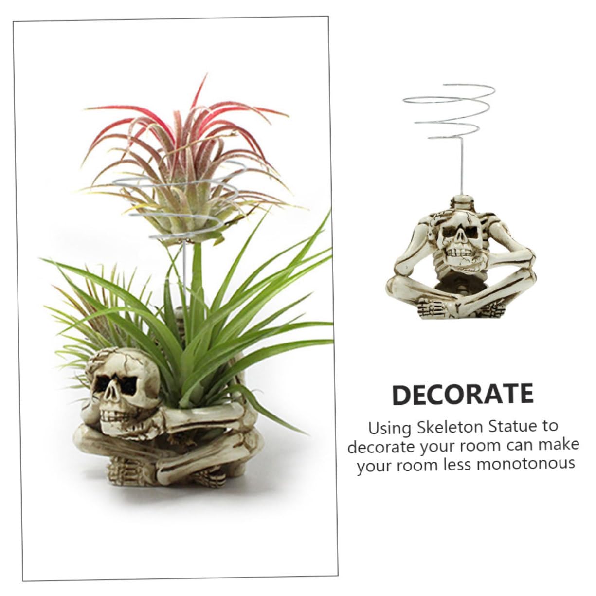 BESTonZON 4 Pezzi Di Decorazioni A Forma Di Scheletro Con Ornamenti Per Esterni Scheletri Hey Teschio Appeso Per Halloween Resina Spaventosa