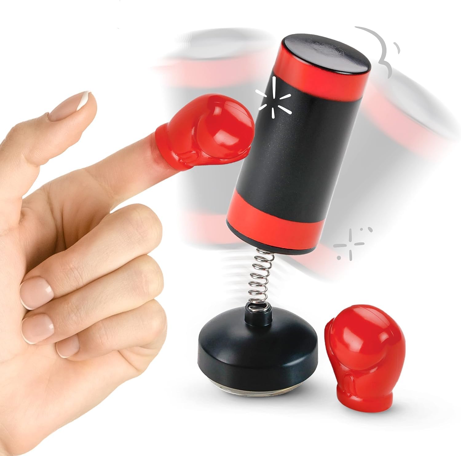 Inevitable Party Finger Boxing Game - Mini Boxing Bag with Finger Gloves