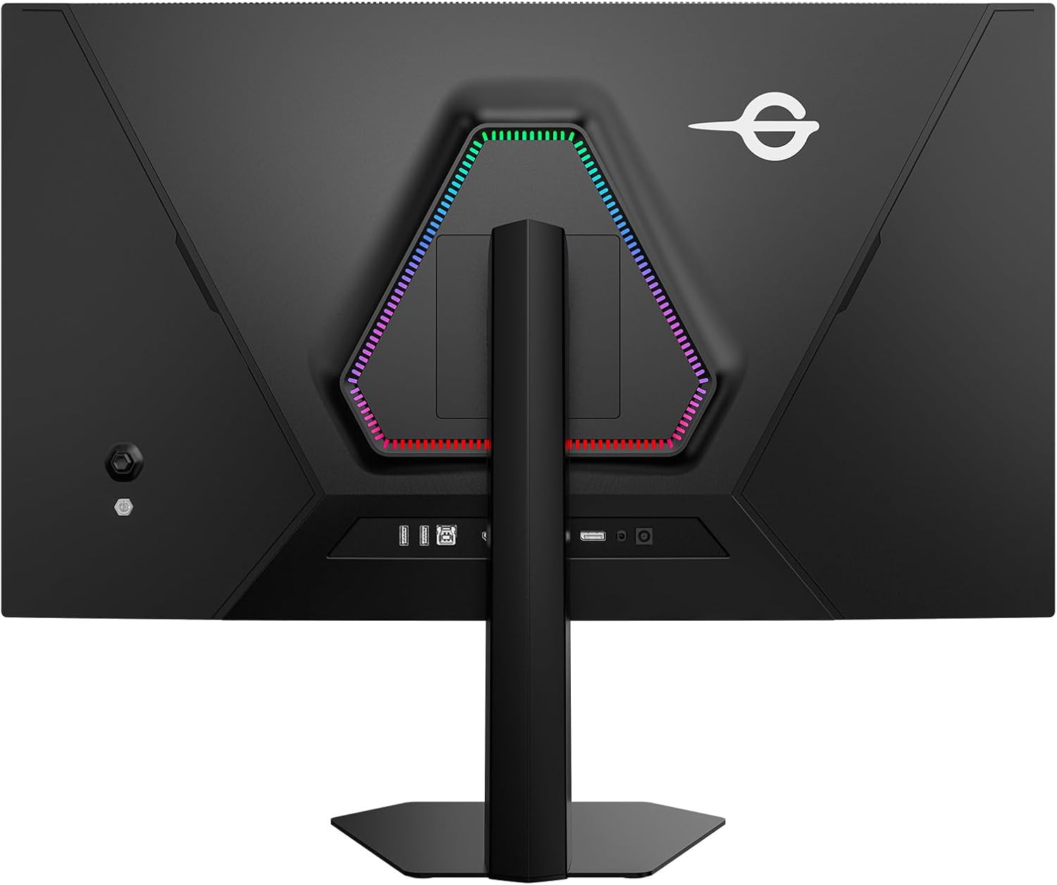 Rear view of TITAN ARMY P326MV MAX monitor showing ports