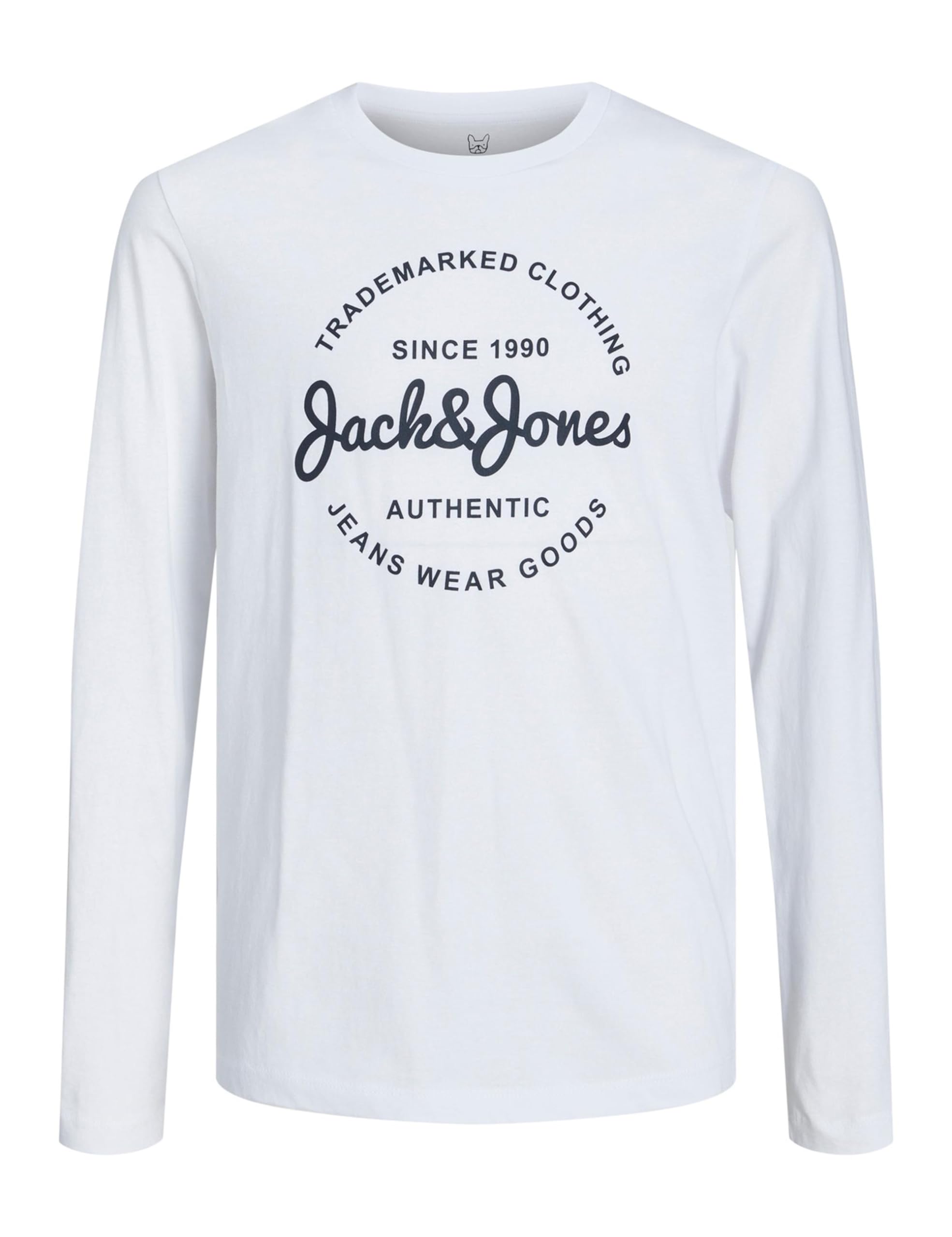 JACK&JONES JUNIOR Jjforest tee LS Crew Neck Jnr Camiseta de Manga Larga para Niños