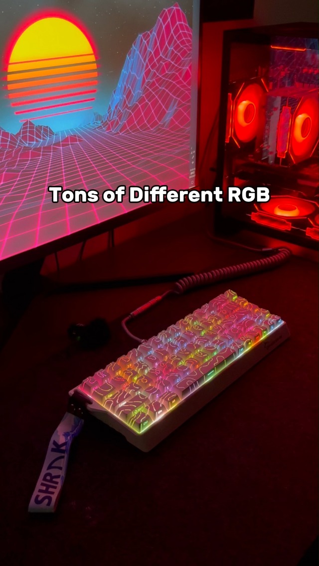 GK GAMAKAY X NaughShark NS68 Quick Release Wired Gaming Keyboard