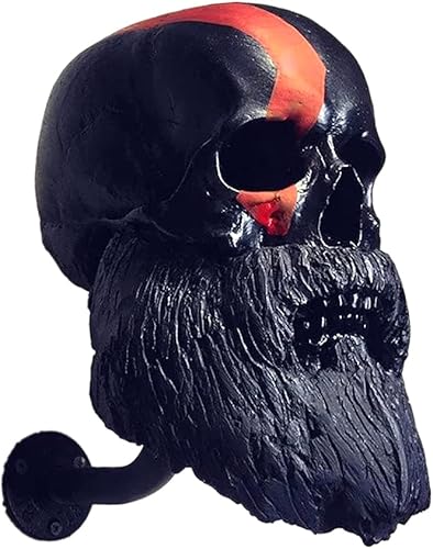 Miniatura 1 de Soporte para casco de motocicleta soporte para casco de calavera soporte de casco de resina extraíble accesorios de motocicleta soporte de montaje