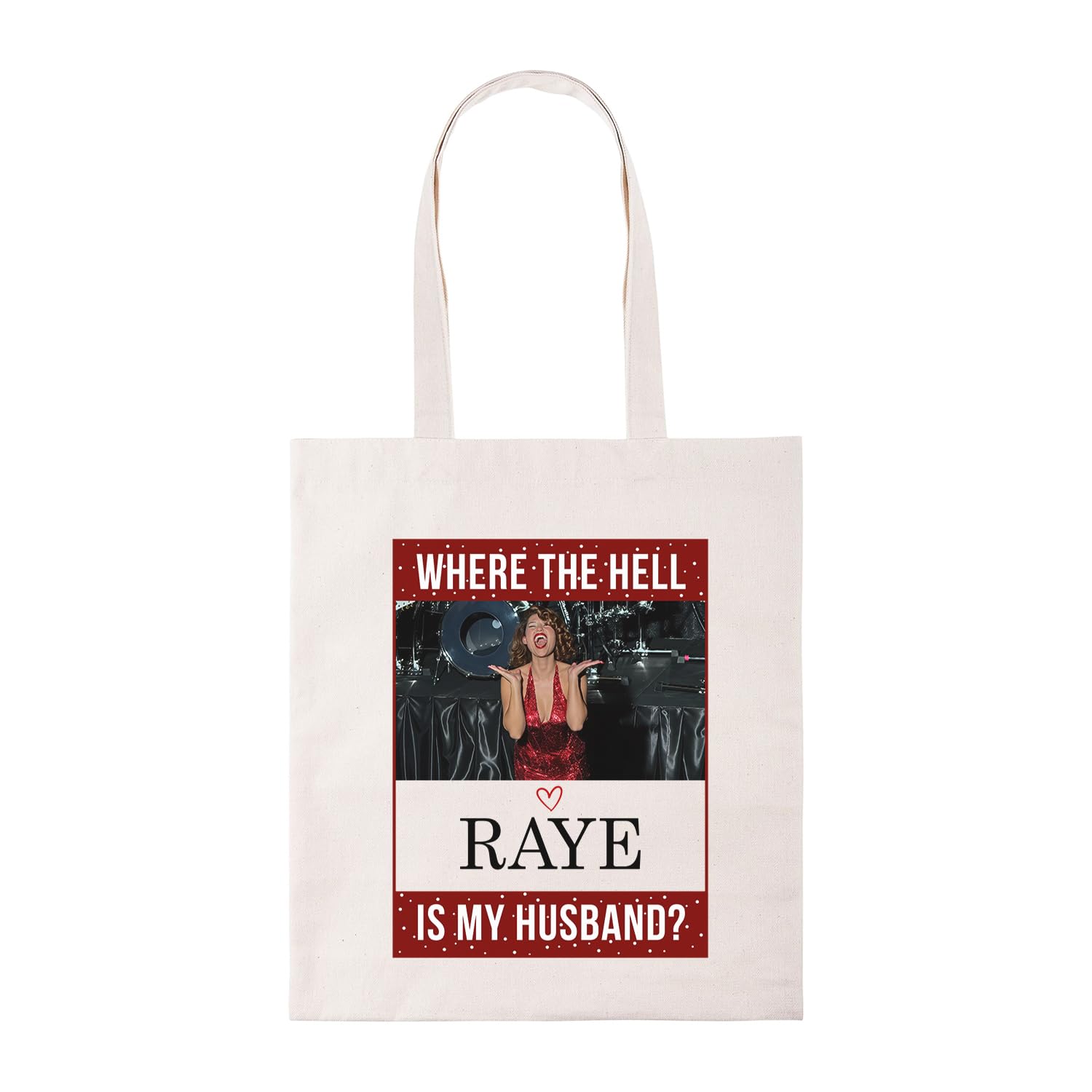 Taylor Brown Where is my husband, meme pop Raye iconic icon trending trendy cool tote bag cotton shopper shopping bags reusable