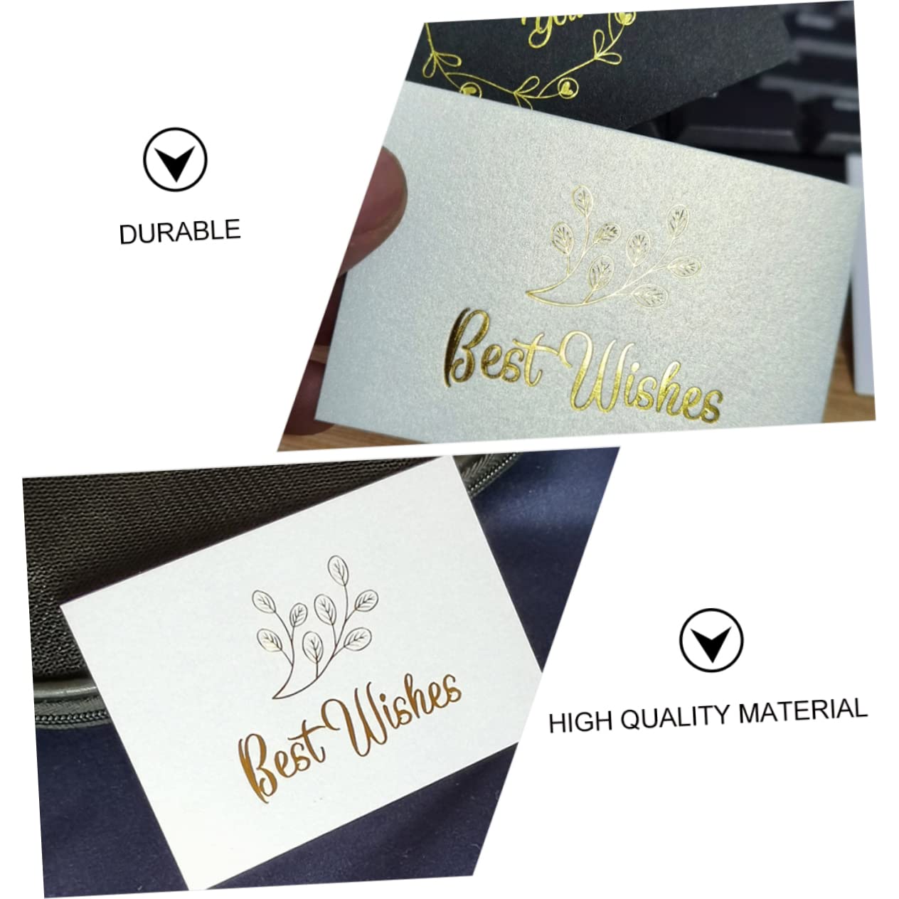 STOBOK 3sätze Hochwertige Glückwunschkarten Mit Glänzenden Blumenmotiven Dekorationskarten Für Hochzeiten Geburtstage Und Feiertage Zum Dankeschön Für Persönliche Botschaften