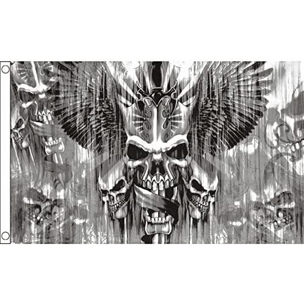 AZ FLAG Skull with Sword Flag 3' x 5' - Pirate flags 90 x 150 cm - Banner 3x5 ft