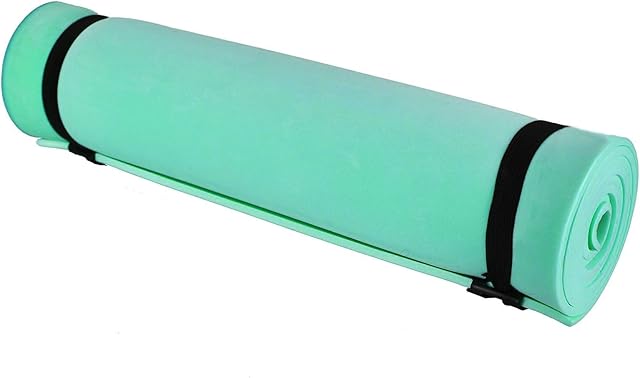 ASAB Insulated Foam Roll Up Sleeping Mat for Camping, Hiking, Travel, Yoga, Pilates, Gym, Abdominal Exercise, Fitness Workout, Beach | Indoor and Outdoor