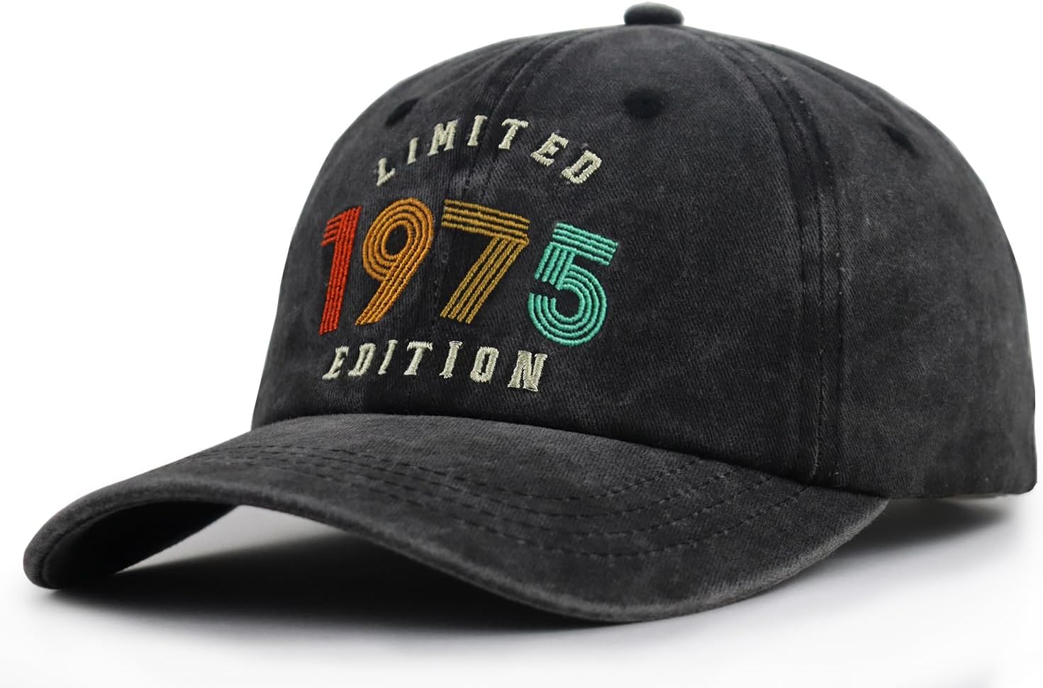 KKMKSHHG Limited 1975 1965 1955 Edition Baseball Cap for Men Women, 50th 60th 70th Birthday Party Hat - Image 2