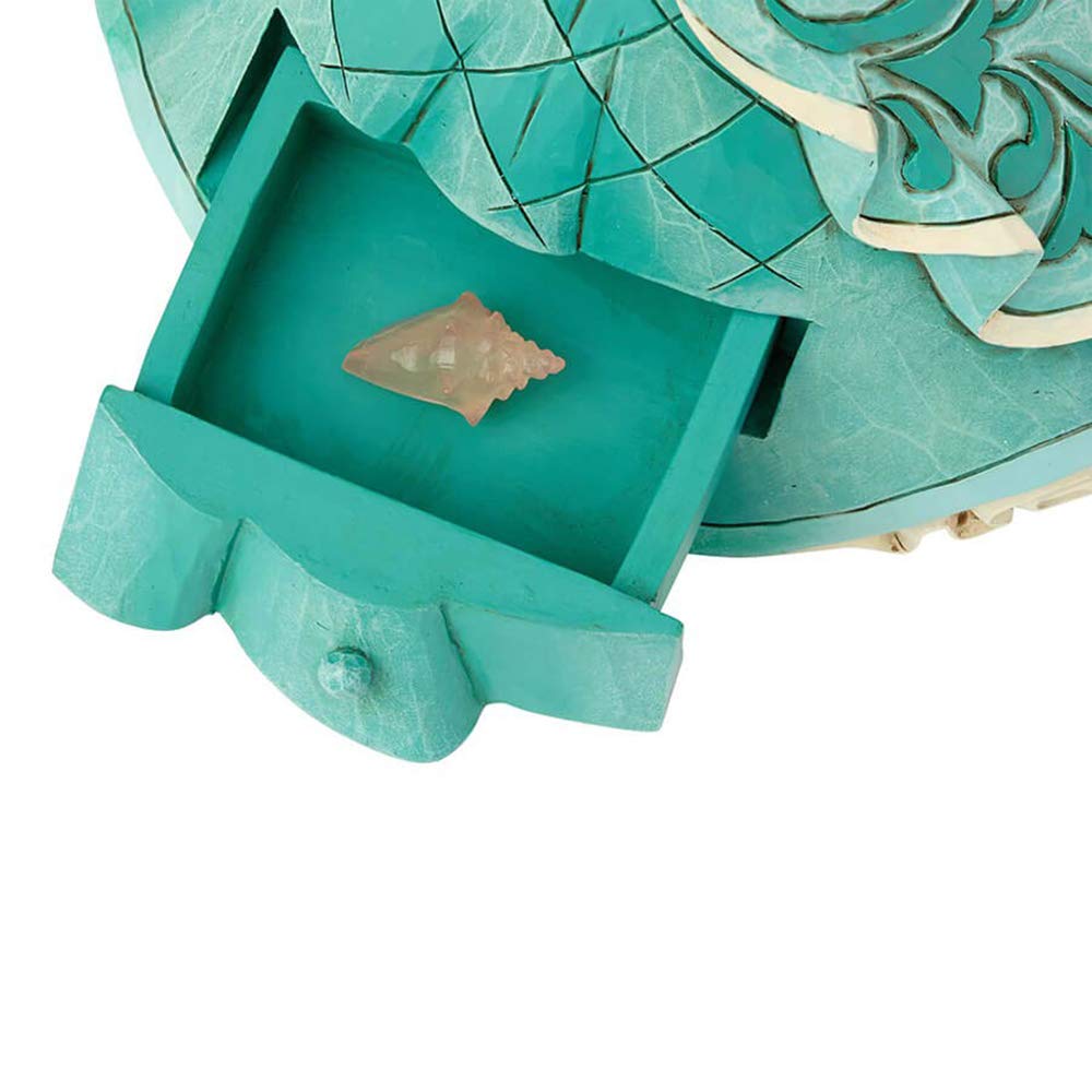 Amazon.co.jp: enesco 置物 アリエル Ariel with Shell Charm W14.2