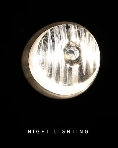 Miniatura 6 de AUTOWIKI Faros antiniebla para Toyota Highlander 2017-2019 OEM de repuesto para faros antiniebla, lente transparente, 2 piezas (kit de interruptor y