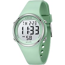 CIVO Sport Digital Watches for Women Large LCD Display, Easy Read Numbers