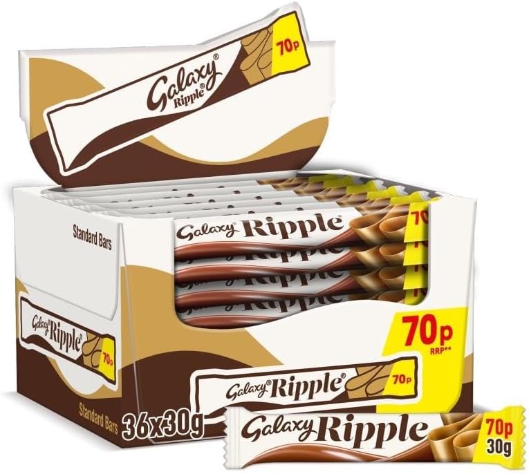 GALAXY Ripple 36 x 30g Bars (Bulk Buy)