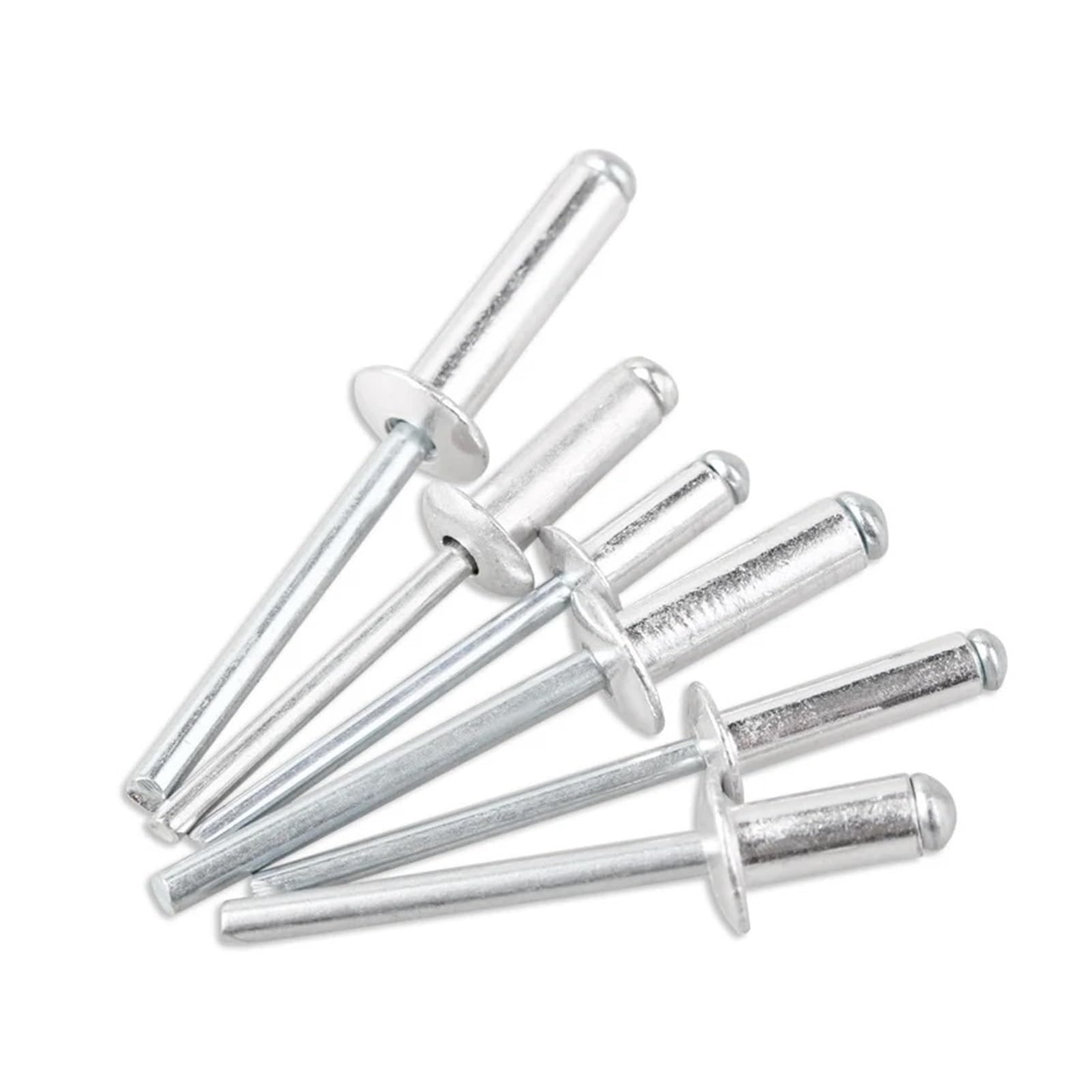 Rivets aveugles, Rivets aveugles 50pcs 100 pièces M2.4 M3.2 M4 M5 mandrin de rupture en aluminium Pop(M4x10mm,50 pcs)
