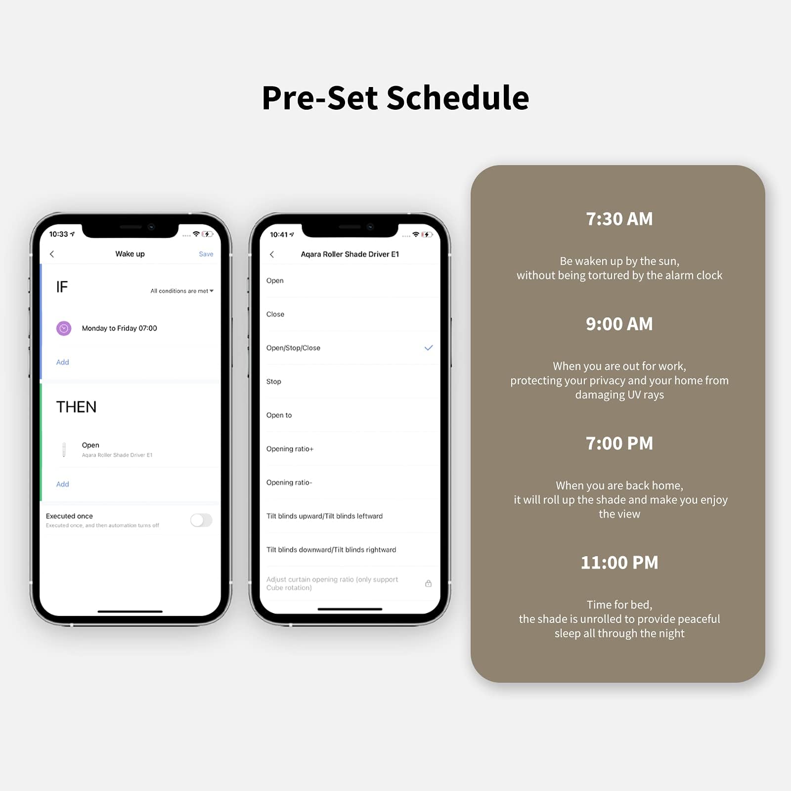 Aqara Roller Blind Drive E1, richiede AQARA HUB, motore per tapparelle con timer e controllo vocale, ricaricabile con batteria a lunga durata, compatibile con HomeKit, Alexa, Google Assistant e IFTTT