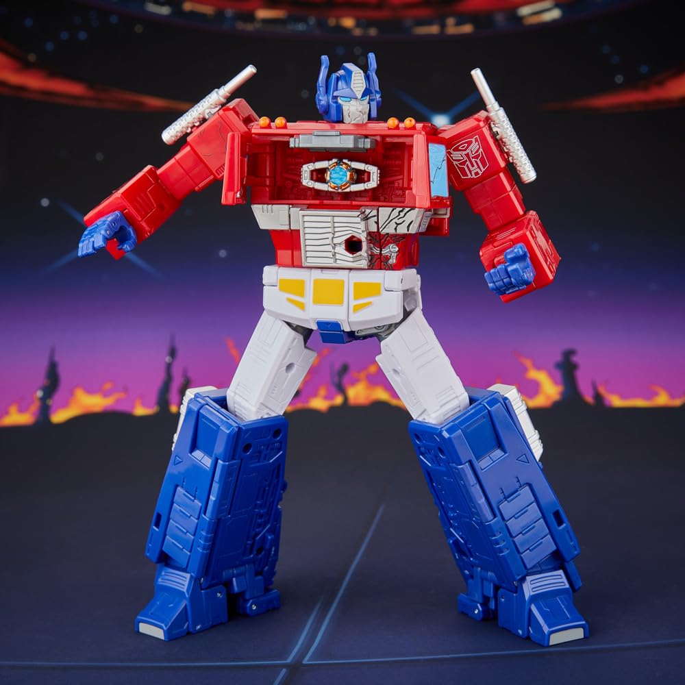 Transformers Figurine d'action Studio Series MTMTE Le leader du film Optimus Prime