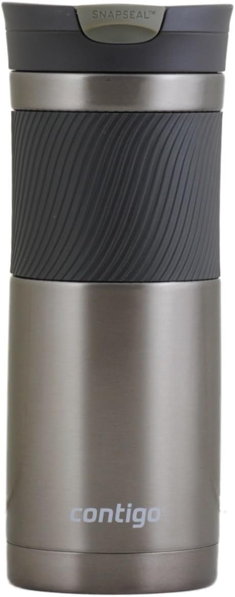 Stainless Steel Travel Mug, 20oz, Gunmetal