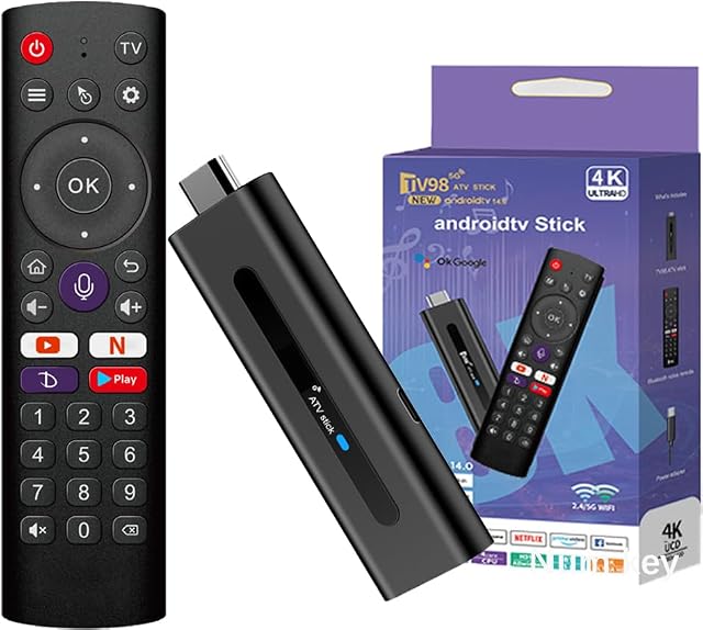 Android TV Stick 4K con 2GB RAM y 16GB ROM