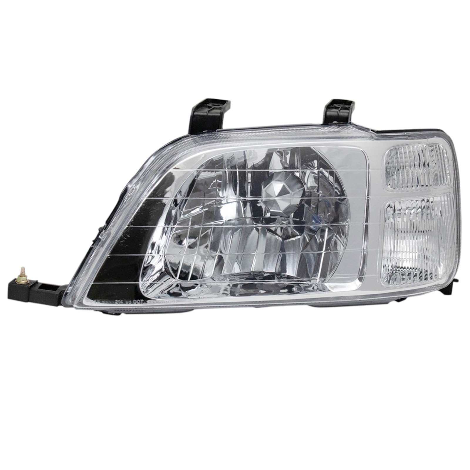 TRQ Driver Side Headlight Assembly Compatible with 1997-2001 Honda CR-V HO2502112 HO250311