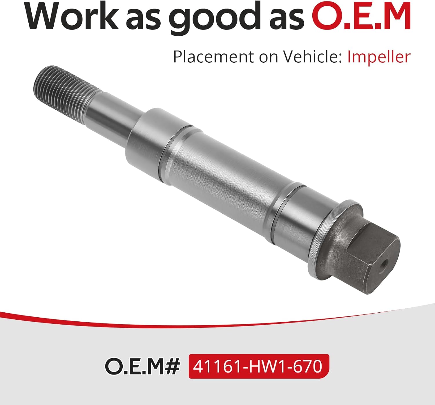 JAVIK Impeller Shaft For Honda Aquatrax R12 R12X 2004-2007 F12 F12X 2002-2007 O.E.M# 41161-HW1-670