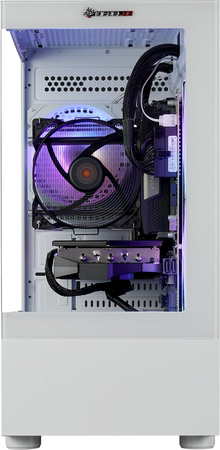 Kiebel Gaming PC Invader XS V AMD Ryzen 7 5700X, 32GB DDR4, GeForce RTX 5060 8 GB, 1TB M.2 SSD, WLAN, Bluetooth, Windows 11 [187169]