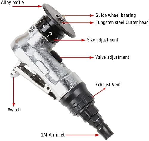 2-In-1 Pneumatic Chamfer Tool,Mini Pneumatic Chamfering Machine Set,Portable Handheld Metal Edge Beveler With Replace Blades For Metal Deburring,45 Degree Arc #TOP3