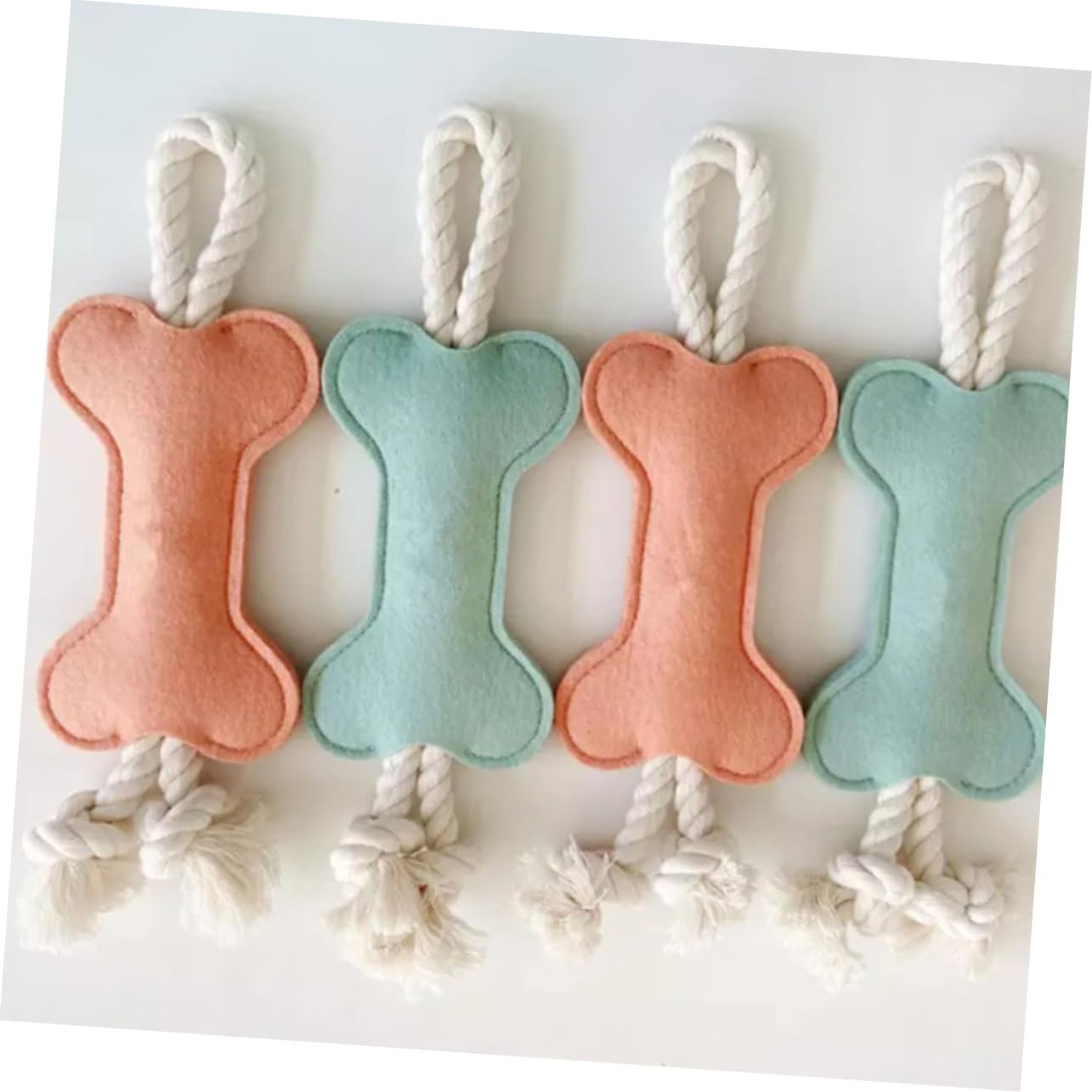 minkissy 12 Piezas Juguetes para la dentición Perro Juguetes de Navidad encantadores Juguetes para Masticar Juguetes para Perros pequeños Suministros de Mascotas Perro Mascota Molar Cuidado