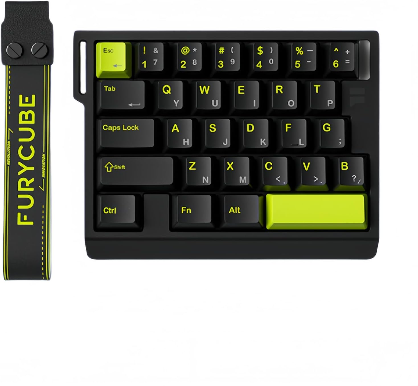 FKZ M30HE Rapid Trigger Gaming Keyboard,Hall Effect Magnetic Switch One Handed Hot Swap RGB Wired Mechanical Keyboard Adjustable Actuation 8K Hz Polling Rate Macro Keypad for E-Sports Gamer (Black)