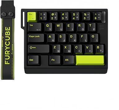 FKZ M30HE Rapid Trigger Gaming Keyboard,Hall Effect Magnetic Switch One Handed Hot Swap RGB Wired Mechanical Keyboard Adjustable Actuation 8K Hz Polling Rate Macro Keypad for E-Sports Gamer Black