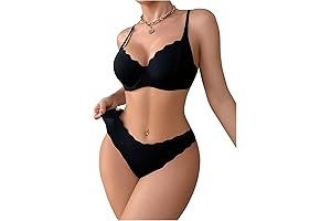 Elegant Lace Bra and Panty Set for Ravishing Nights